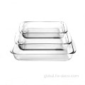 Glass Dish Baking Pan Crystal 1.9L Clear Glass Square Baking Dish Manufactory